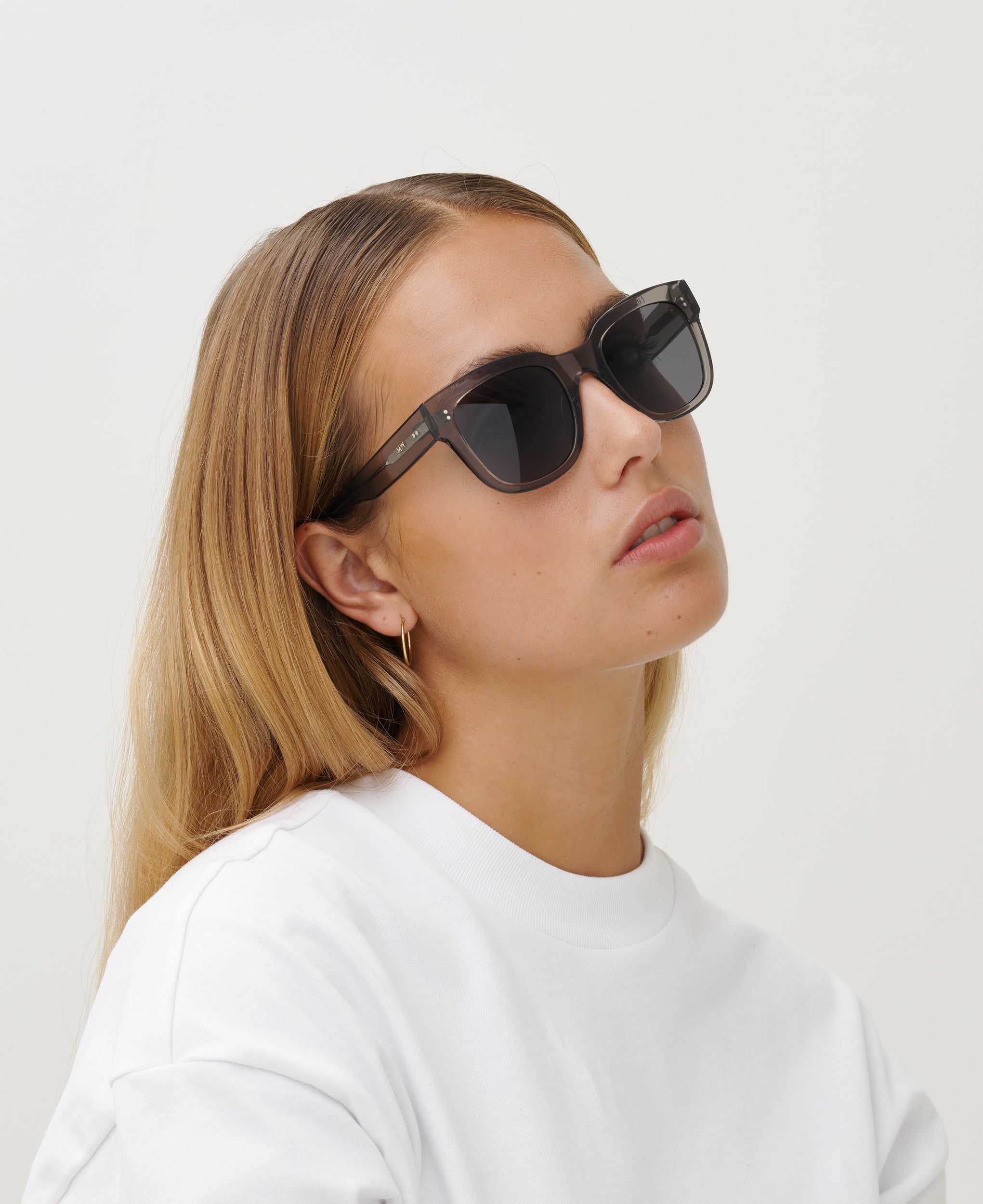 Liv solbrille - Transparent Grey